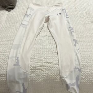 White curves and combat leggings